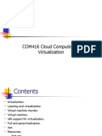 COM416 Cloud Computing & Virtualization