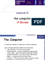 Lecture II - The Computer