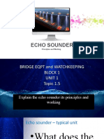 Echo Sounder: Principles and Working