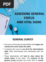 Assessing General Status and Vs