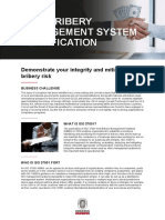 Antibribery - ISO 37001 - Certification - Service Sheet - v3.0