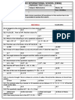 Poddar Brio International School (Cbse) : Periodic Test-3