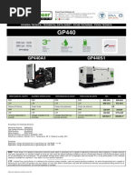 GP440A/I GP440S/I: Scheda Tecnica / Technical Data Sheet / Fiche Tecnique / Ficha Tecnica