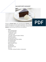 Sachertorte Dessert