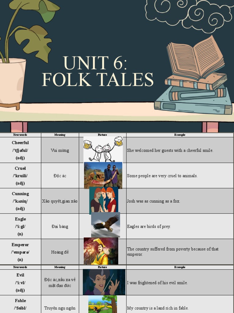Unit 6 Folk Tales PDF