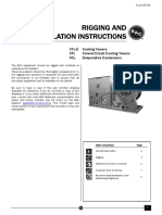 Rigging and Installation Instructions: VTL-E Cooling Towers VFL Closed Circuit Cooling Towers VCL Evaporative Condensers