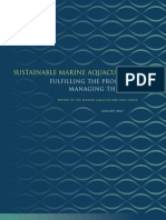 Sustainable Marine Aquaculture