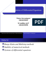Presentasi3 - Numerical Solution of Differential Equations - Kelompok 3