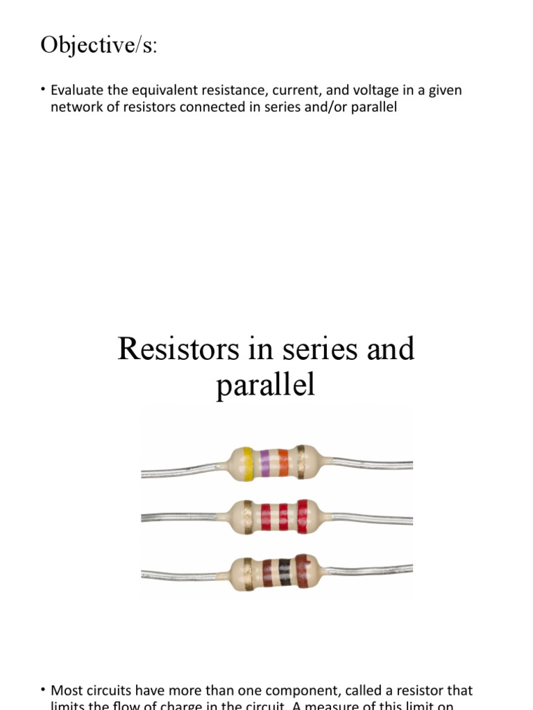 Series and Parallel Resistor Analysis | PDF | Series And Parallel ...
