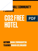 Sustainable Community Planning: Co2 Free Hotel