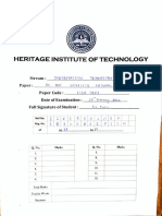 Of Te Sstit: Heritage Institute of Technology