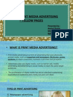 Print Media Advertising - Yellow Pages
