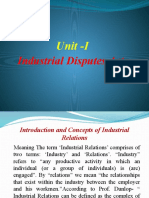 Industrial Law Unit - I