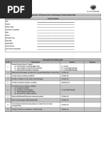Batching Plant Inspection Check List | PDF | Concrete | Manufactured Goods