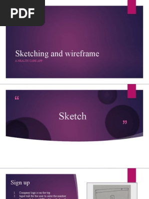 sketch and wireframe