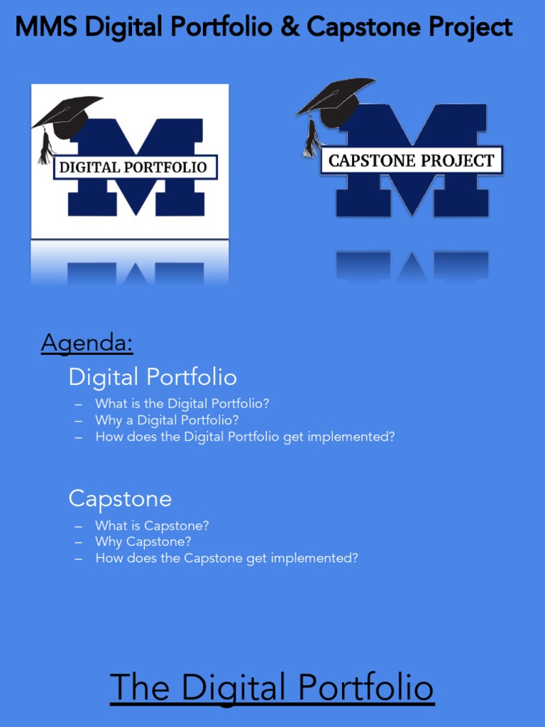 MMS Digital Portfolio & Capstone Guide | PDF | Inquiry Based Learning ...