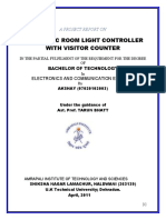 Automatic Room Light Controller With Bidirectional Visitor Counter