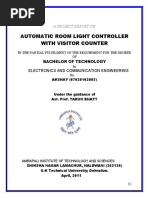 Automatic Room Light Controller With Bidirectional Visitor Counter