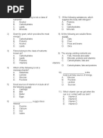 Multiple Choice Qestions F&N