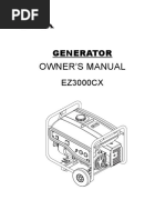 Owner'S Manual: Generator