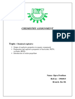 (1984015) Chemistry Assignment I