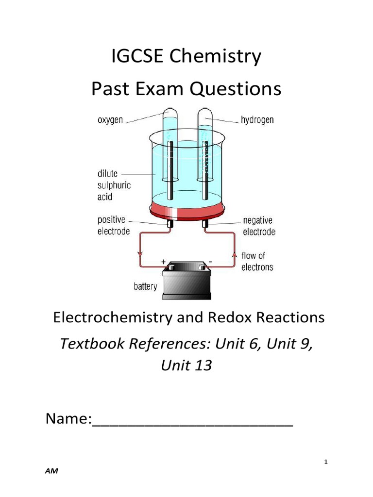 Topic 5 - Electricity and Chemistry | PDF | Redox | Ion