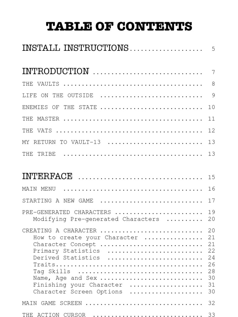 Fallout 2 Installation and Gameplay Guide | PDF