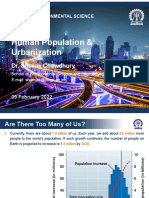Lecture #2 - Human Population and Urbanization