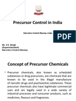 Precursor Control in India: Sh. V.V. Singh (Superintendent) Narcotics Control Bureau