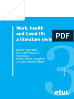Work, Health and Covid-19 A Literature Review - 2021 - WEB