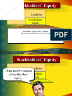 Stock Holders Equity