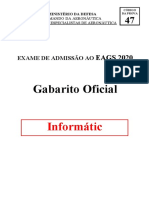 Gabarito Oficial de Informática