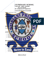 Sosiani Primary School Executive Meeting Minutes