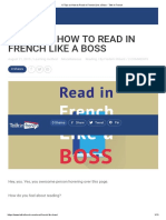 6 Tips On How To Read in French Like A Boss - Talk in French