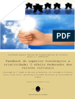 Feedback Do Superior Hierarquico e Criatividade: o Efeito Moderador Dos Valores Culturais