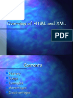 Overview of HTML and XML