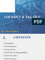 Lockout & Tag Out: By: Anton Varghese