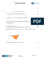 Edexcel AS Mathematics Integration: Topic Assessment