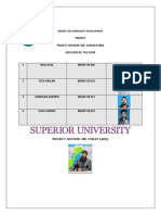 Community Development Project Report