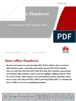 Inter-Office Handover: - Between Huawei Vmscs and Legacy Mscs