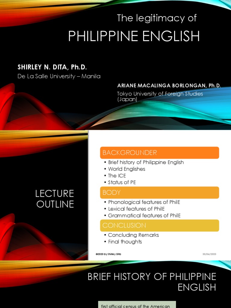 Philippine English: The Legitimacy of | PDF | English Language ...