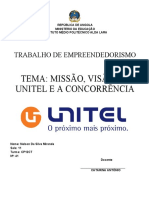 Missão, Visão e Concorrência da Unitel em Angola