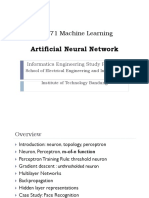 Artificial Neural Network for Machine Learning Classification