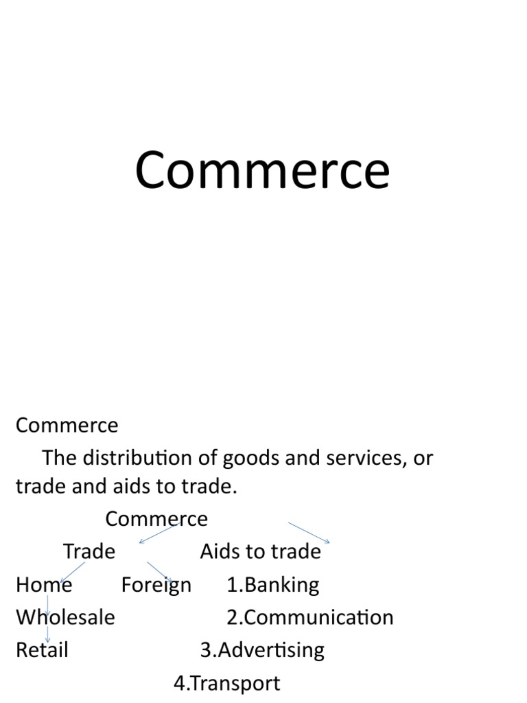 Commerce | PDF