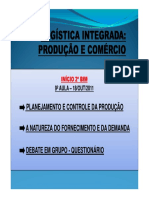 Planejamento e Controle da Produção