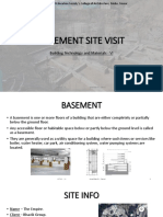 Basement Site Visit