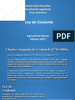 Ley de coulomb