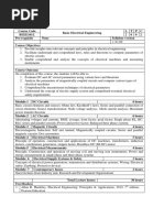BEEE101 Basic Electrical Engineering