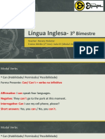 Língua Inglesa-: 3 Bimestre