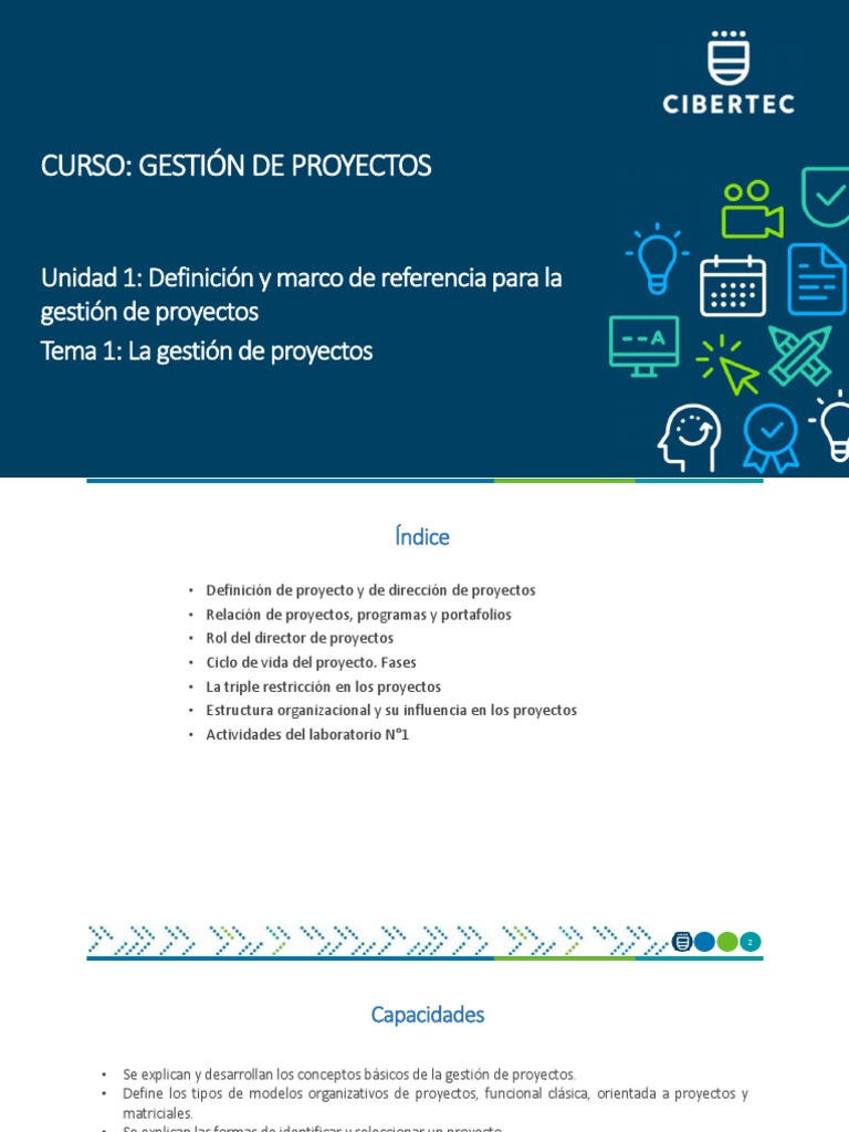 Tema 01 - Gestion de Proyectos | PDF | Gestión de proyectos | Planificación